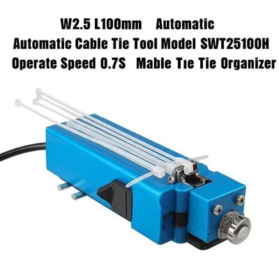 購入 ケーブルネクタイ W2.5 L100mm 自動ケーブルネクタイツール モデル SWT25100H 動作速度 0.7S プロフェッショナル 急速なケーブルネクタイオーガナイザー online manufacture