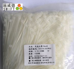 購入 PA66ナイロン有線結着は、自然なケーブルUL94V - 2燃焼性100mmの長さ--を結びます online manufacture