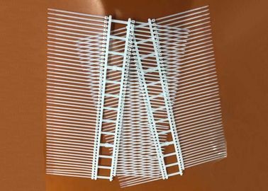 購入 80mmの長さのナイロン単一ケーブルのジッパーは白い色UL94V2の燃焼性を締めている自己を結びます online manufacture