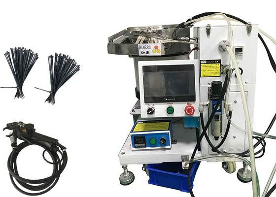 購入 速い結合0.7S AC220Vのジッパーのタイ用具の電気金属ケーブルのタイ銃 online manufacture