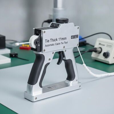 Tie Thick 11mm Automatic Cable Tie Tool Adjustable Bundle Tightness 20N 80N Designed for Cable Ties W25 L100mm and Operation